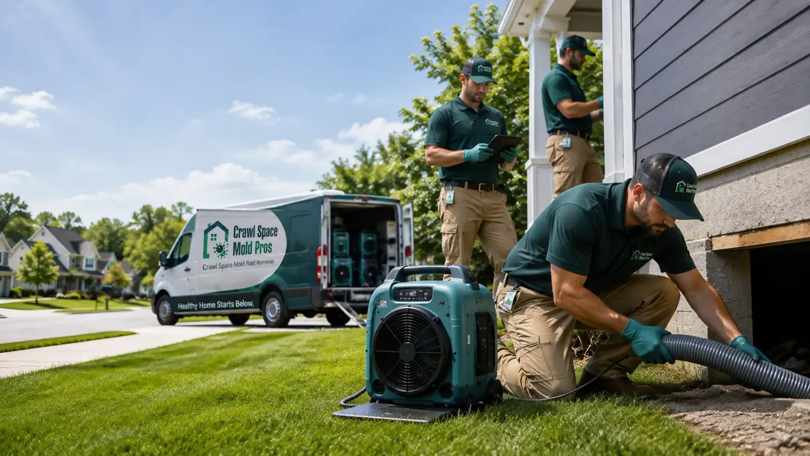 Crawl Space Mold Removal in Jefferson, ME